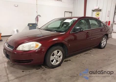 2007 Chevrolet Impala Lt from USA, damaged, VIN 2G1WT58N379302356